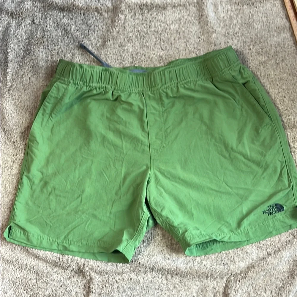 The North Face Lime Green Shorts swim trunks